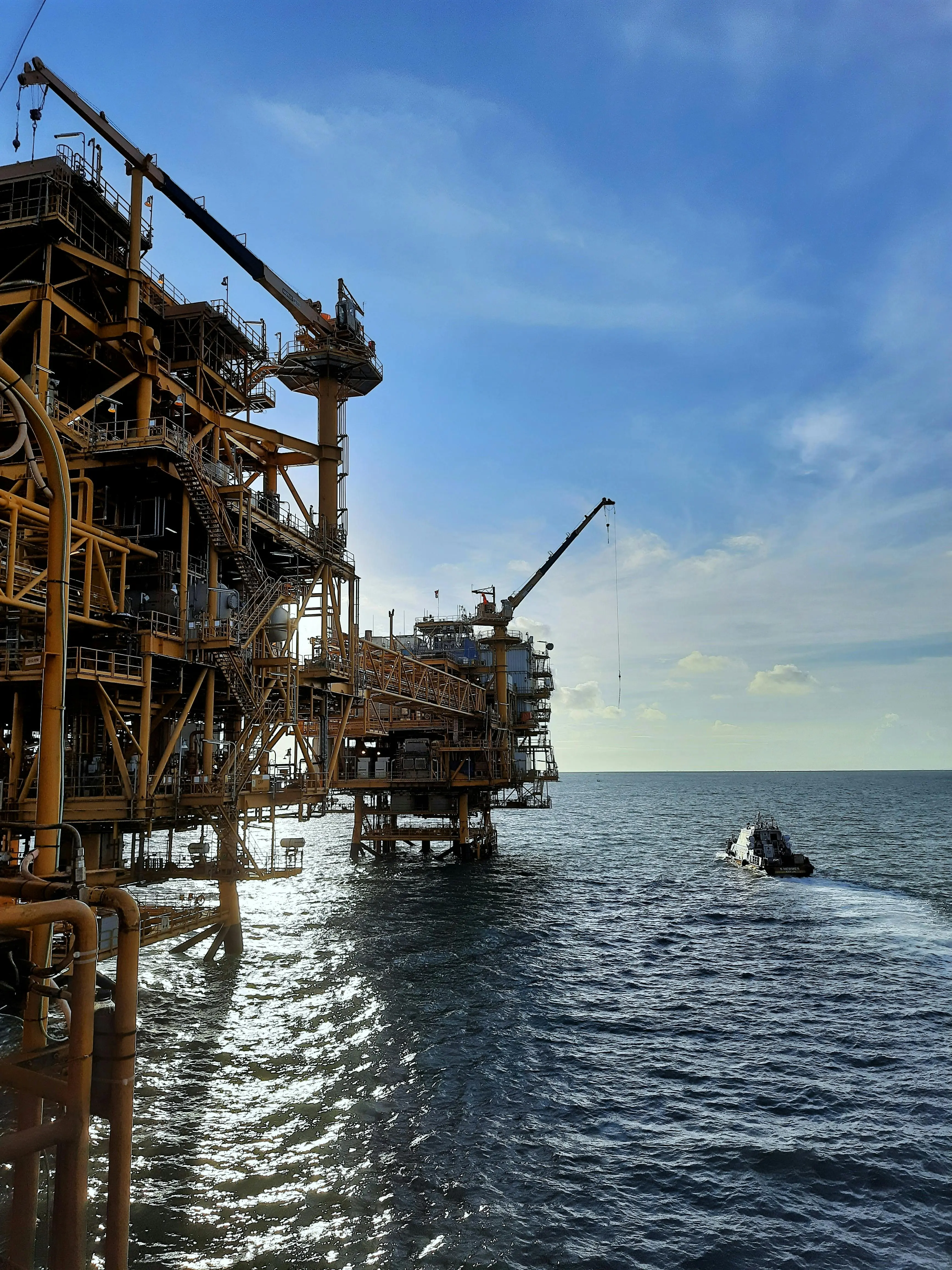 Infrastructure pétrolière et gazière — industrie énergie